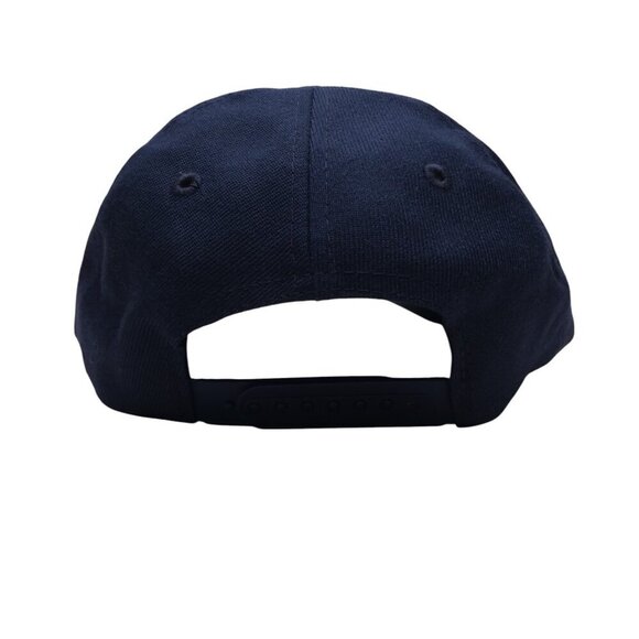 Vintage Nissin Hawaiian Firefighter Blue Adjustable Snapback Hat Cap - Picture 6 of 7